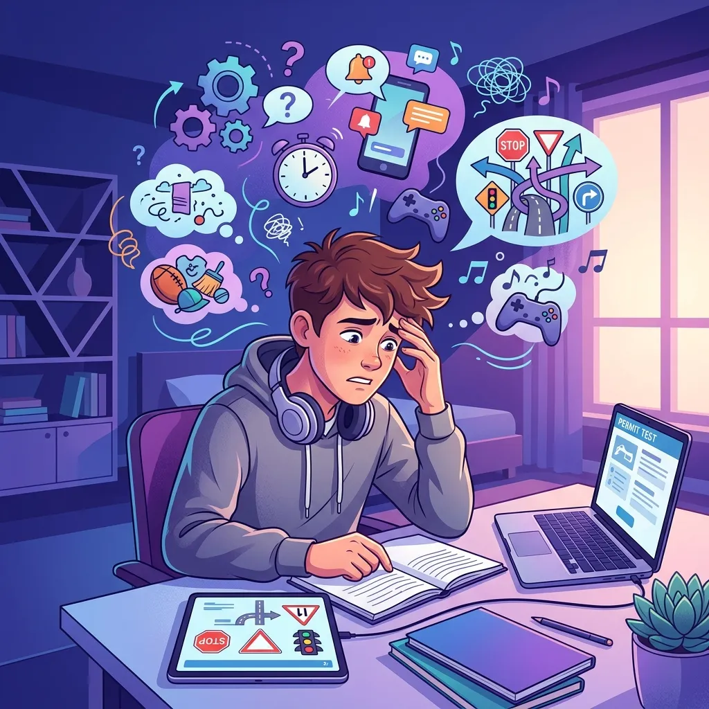Why Anxious & ADHD Learners Fail Permit Tests